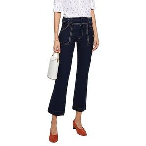 Derek Lam 10 Crosby Cropped Flare Pants